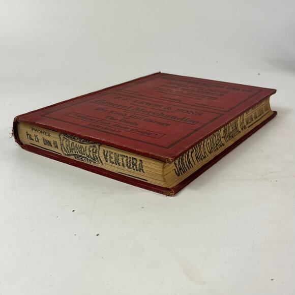 1918-19 CA Ventura County Directory FAIR Business Ancestry Genealogy Antique Vtg - Picture 5 of 16